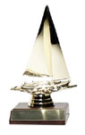 SR441 4-inch SailBoat Trophy SailBoat Racer® Promoter's Accessories (Click for larger picture)
