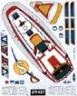 SR487 Saber SailBoat Racer® Decals (Click for larger picture)