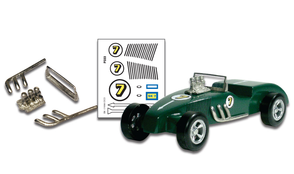 Street Rod - Custom Parts with Decals contain lead-free castings and Dry Transfer Decals