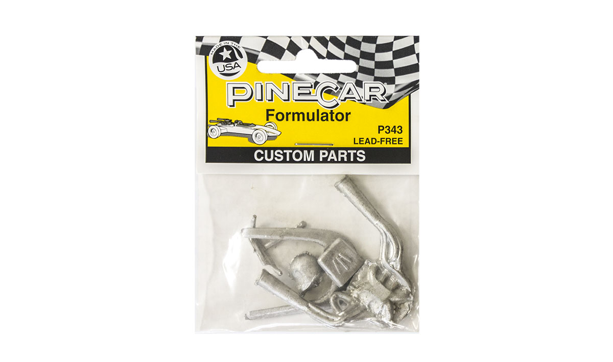 Formulator - Custom Parts contain lead-free castings, such as drivers, engines, pipes and roll bars
