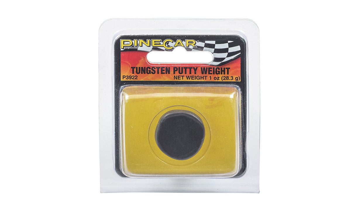 Tungsten Putty - Use just a pinch of Tungsten Putty to fine-tune your racer's weight