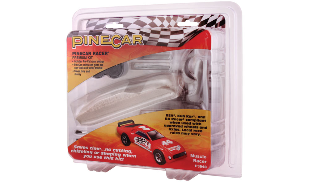 Muscle Racer Premium Kit - A complete racer kit - no woodworking skills and few tools needed