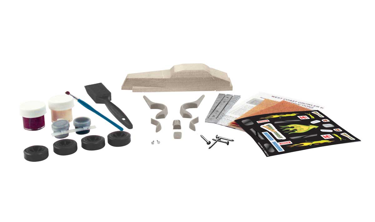 West Coast Growler Premium Kit - A complete racer kit - no woodworking skills and few tools needed