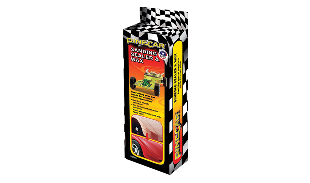 Sanding Sealer & Wax - Everything you need to prepare a racer&rsquo;s surface for painting and give it a sleek, showroom shine! Thicker than a typical sealer, Sanding Sealer saturates wood pores, covering the wood grain for a uniform, smooth surface