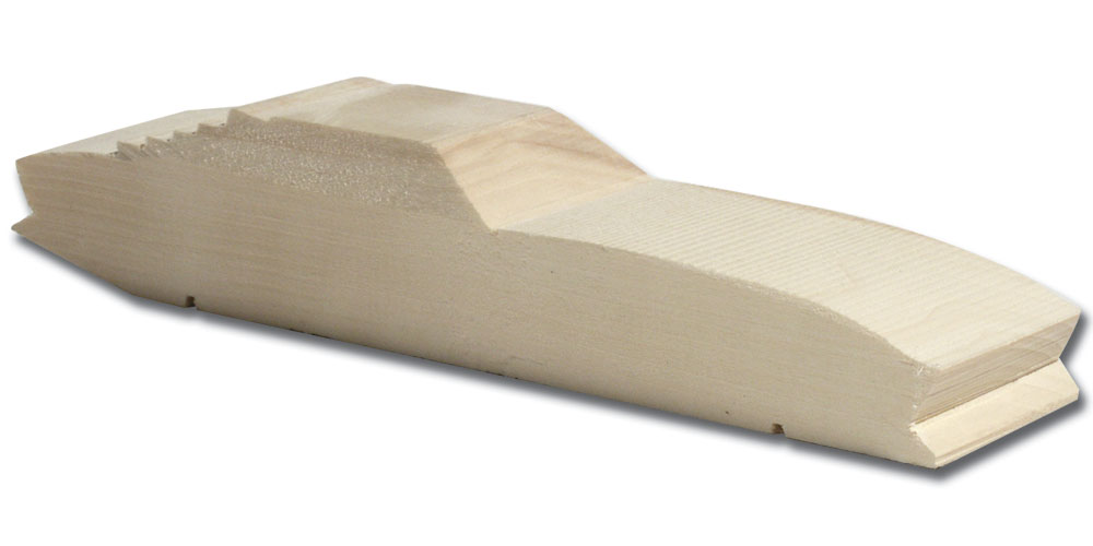 Pre-Cut Designs<sup class ='tm'>®</sup> - GT Racer - Rough-cut, unfinished GT Racer shape for those who want a great looking racer but may not have the necessary woodworking tools or skills
