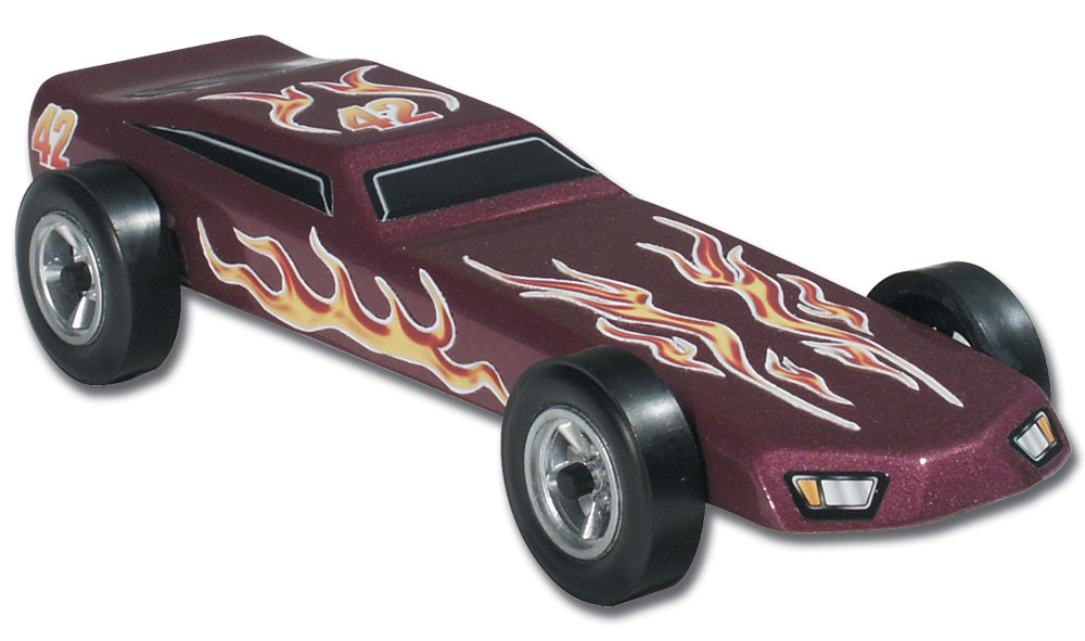 Blazin' Flames - Apply Dry Transfer Decals by rubbing with a dull pencil or burnisher