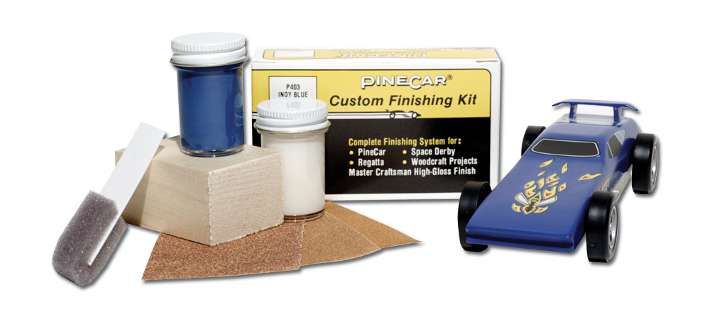 Indy Blue - Use this kit to finish wood, plastic or metal parts