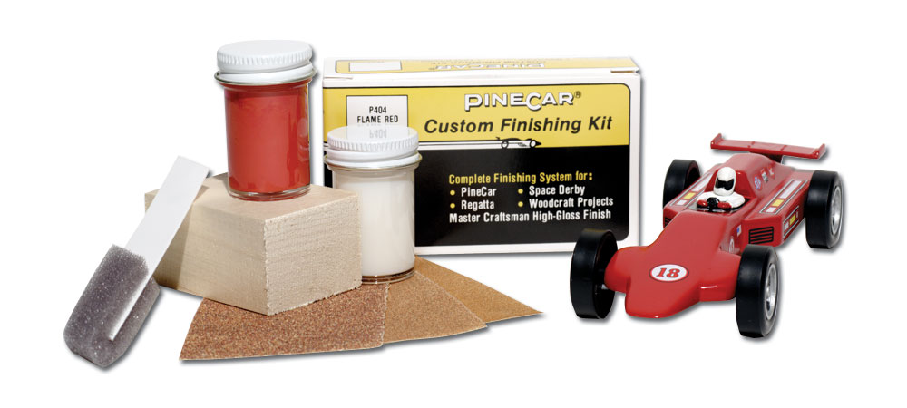 Flame Red - Use this kit to finish wood, plastic or metal parts