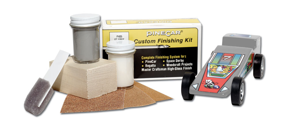GT Gray - Use this kit to finish wood, plastic or metal parts