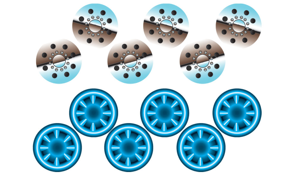 Chrome Wheel Flare<sup>®</sup> - Wheel Flare original graphics offer a fun, quick and easy way to customize wheels and tires