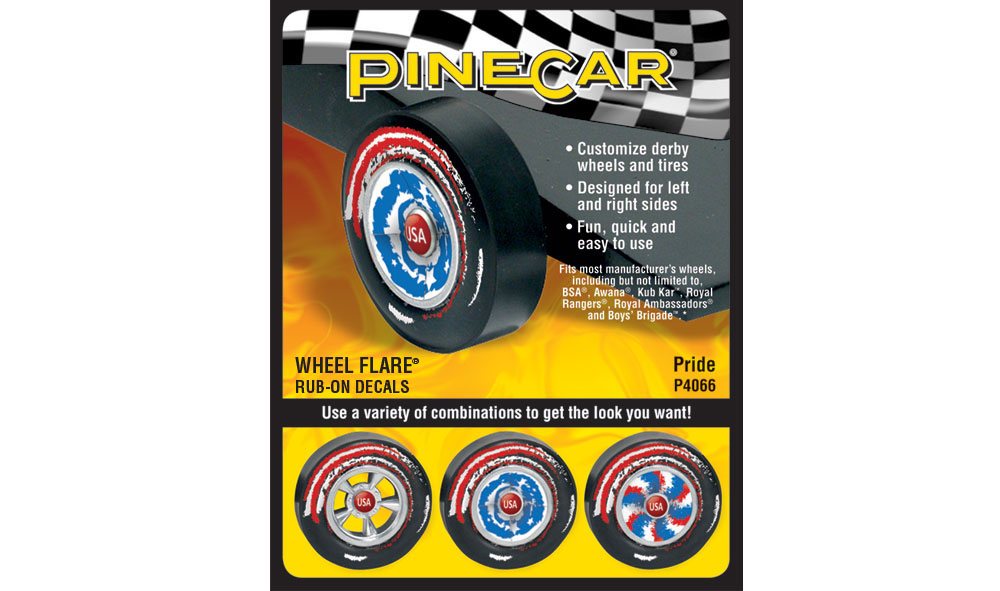 Pride Wheel Flare<sup>®</sup> - Wheel Flare original graphics offer a fun, quick and easy way to customize wheels and tires