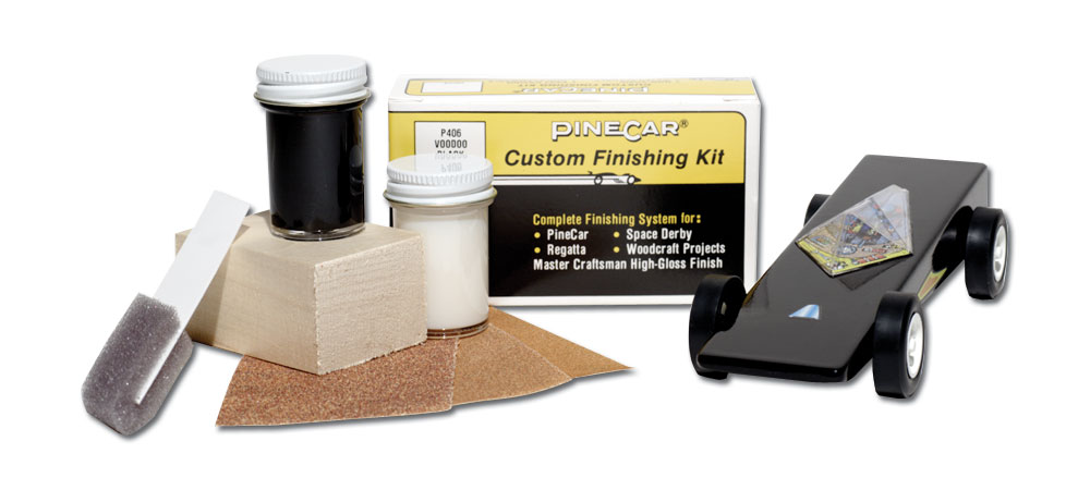 Voodoo Black - Use this kit to finish wood, plastic or metal parts