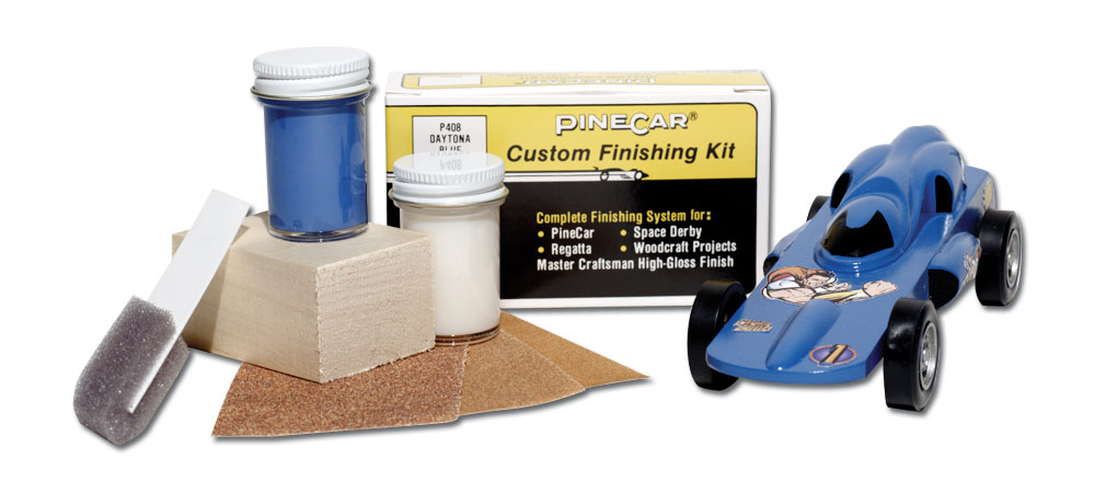 Daytona Blue - Use this kit to finish wood, plastic or metal parts