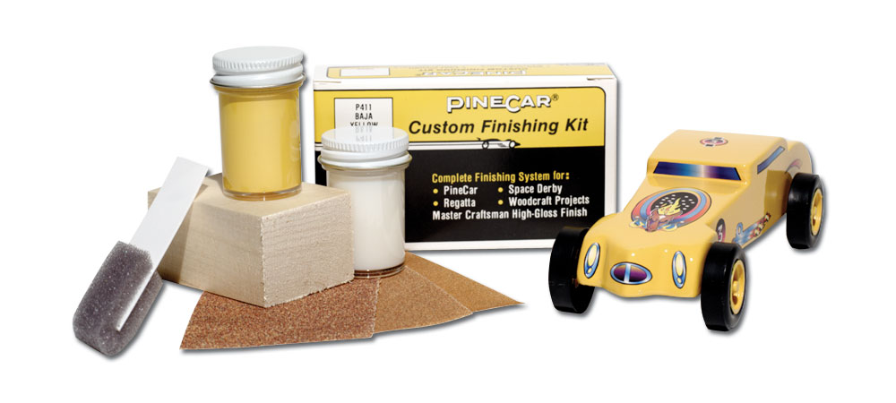 Baja Yellow - Use this kit to finish wood, plastic or metal parts