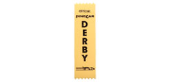 Official Ribbon (Pkg 10) - These yellow ribbons can be used for Special Awards, such as participation, officiating, race day helpers, etc