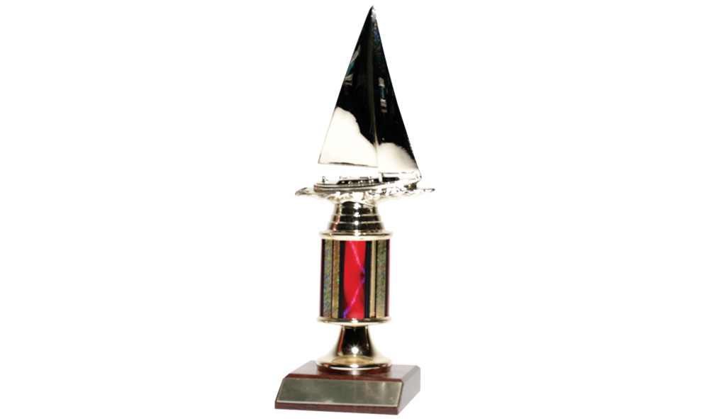 7-inch SailBoat Trophy - Get this 7" Third Place Trophy for the little sailors in your SailBoat Race