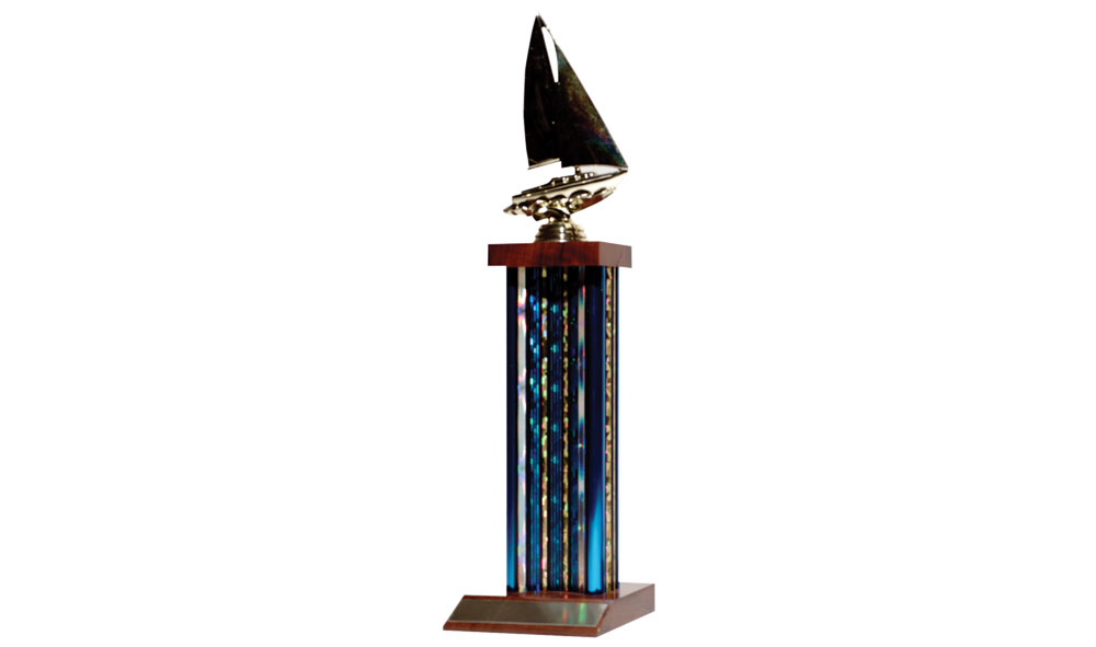 12-inch SailBoat Trophy - Get this 12" Deluxe First Place Trophy for the little sailors in your SailBoat Race